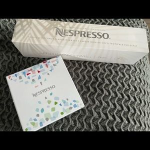 Nespresso Vertuo Limited Edition Tropical Coconut and 1 BNIB ice tray